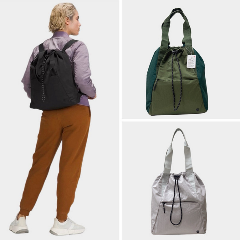 Lululemon 18L backpack waterproof multi-purpose sports fitness yoga commuter bag
