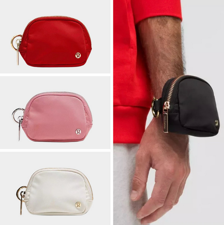 Lululemon sports wrist bag sports running yoga mountaineering travel leisure coin purse