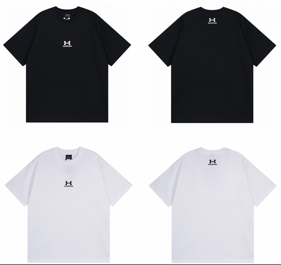 Under Armour front and back embroidered short-sleeved T-shirt