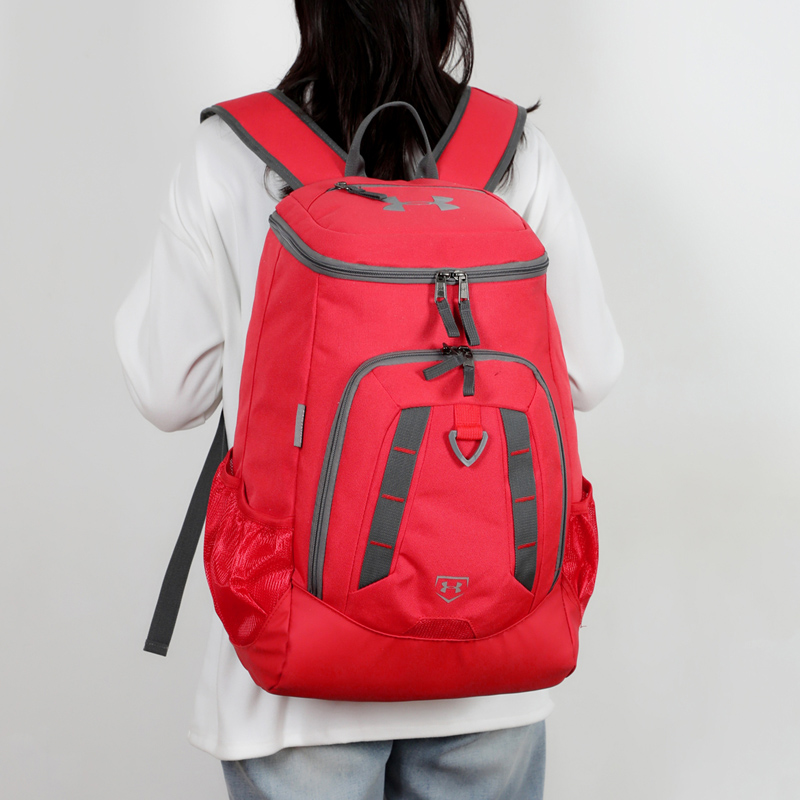 Under Armour Street Fashion Sports Leisure Messenger Bag Outdoor Fashion Versatile Large Capacity Travel Backpack Computer Bag High School Student Backpack