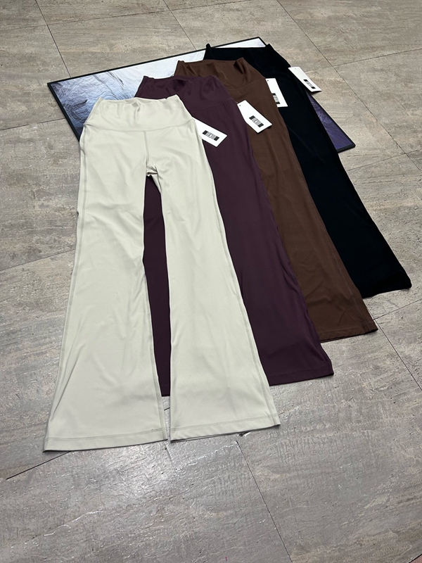 Elevate Your Style with Lululemon Groove Series Nulu Fabric Ultra-High Waist Flared Casual Pants in Classic Solid Color
