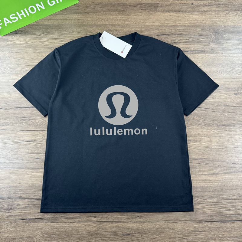 Lululemon Couple's Classic Printed T-shirt - Early Spring 25ss Pullover Short Sleeve Fitness Tee
