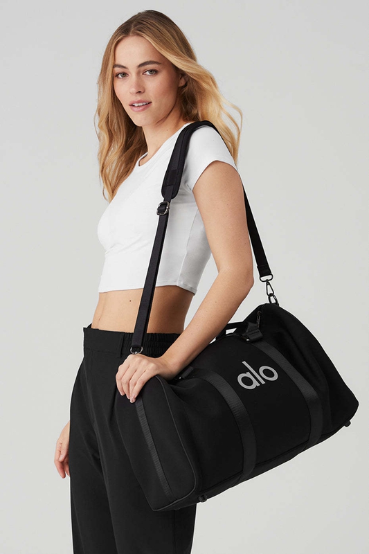alo yoga hand luggage bag side zipper dry and wet separation bag neoprene travel sports bag alo yoga 