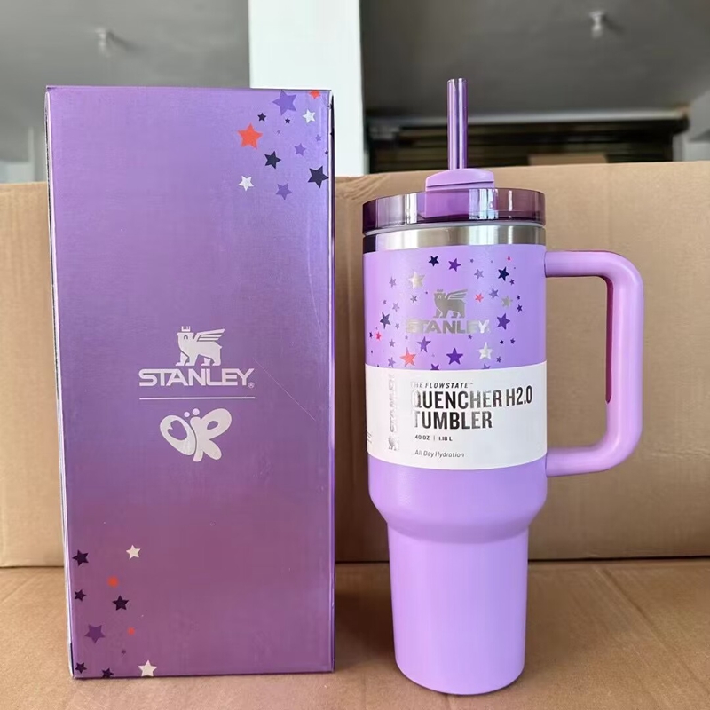 Stanley 40oz handle cup Stanley Gypsophila large capacity ice cup 304 stainless steel thermos cup