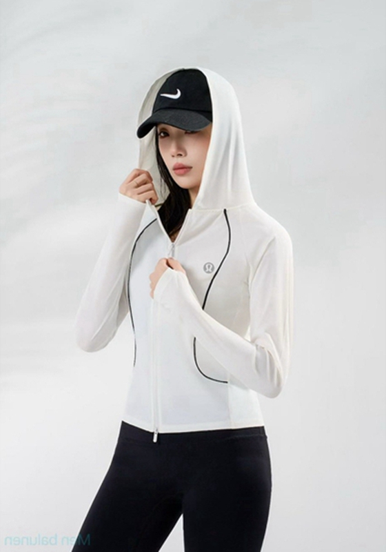 lulu2025 new style women's supermodel hooded sun protection clothing outdoor UV protection sun protection clothing