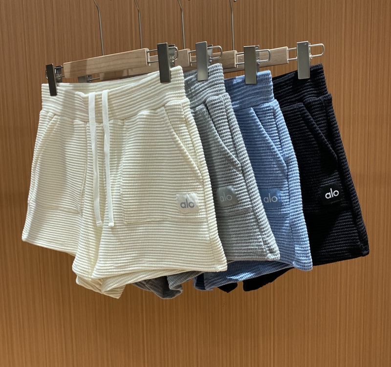 ALO popular waffle sports casual home shorts