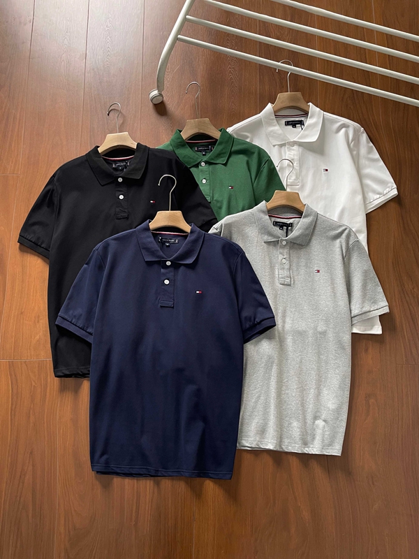 Tommy Men's Cotton Polo Shirt Spring Summer 