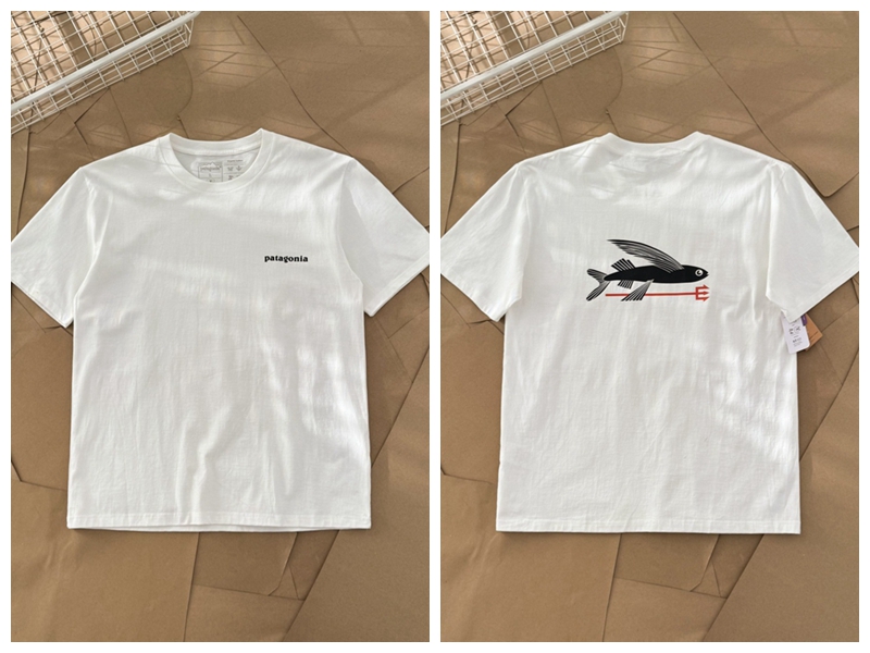 Patagonia T-shirt with flying fish print 