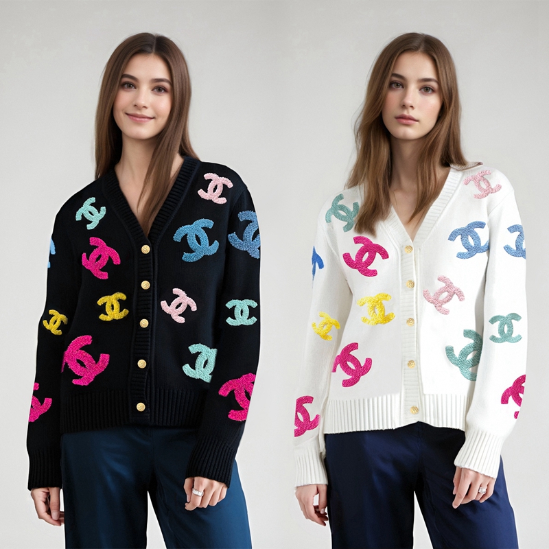Chanel-Inspired Autumn Knit Cardigan 