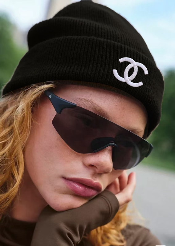 Chanel-Inspired Knitted Hat for Women 